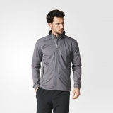 D23e8955 - Adidas Weatherproof Jacket Grey - Men - Clothing
